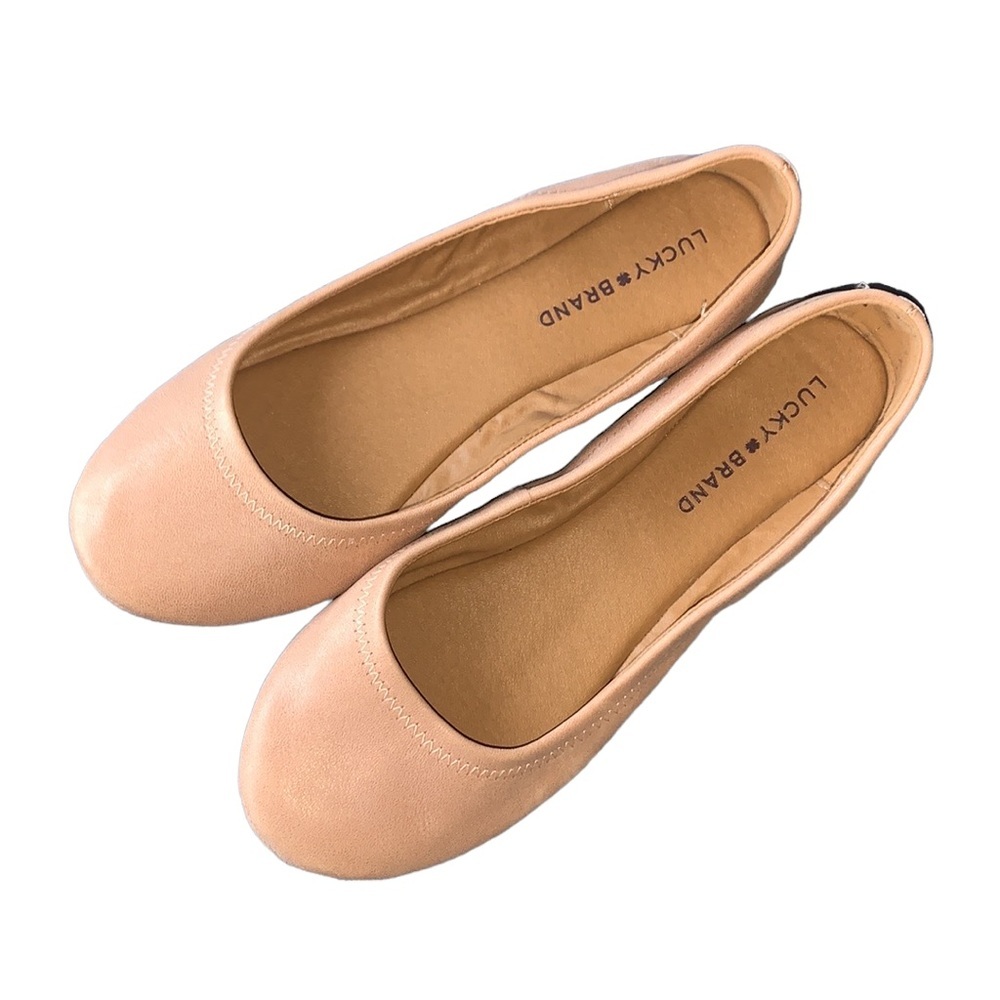 Lucky Brand L eather Erin‎ Ballet Flats Size 7M